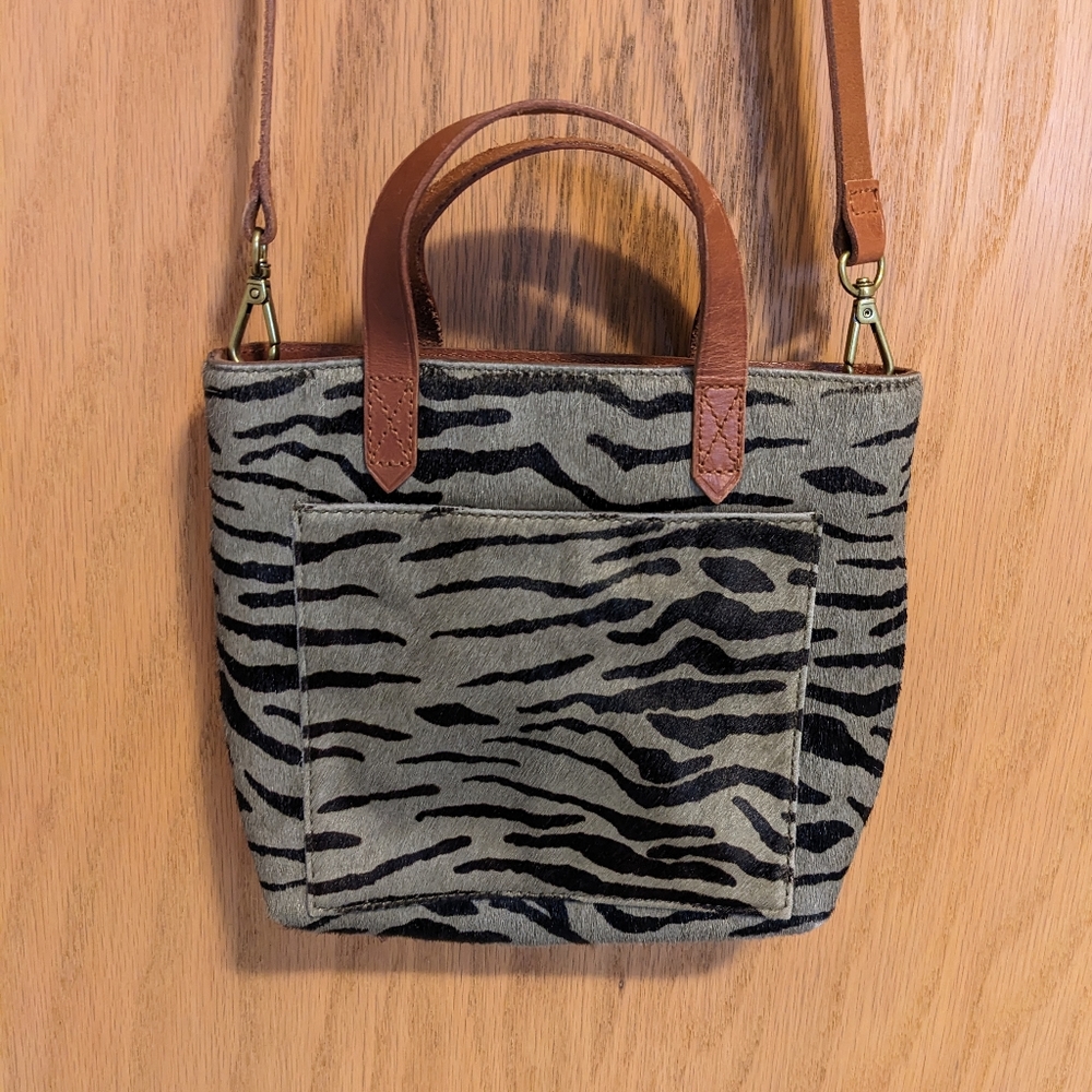 Madewell Small Transport Crossbody in Calf Hair